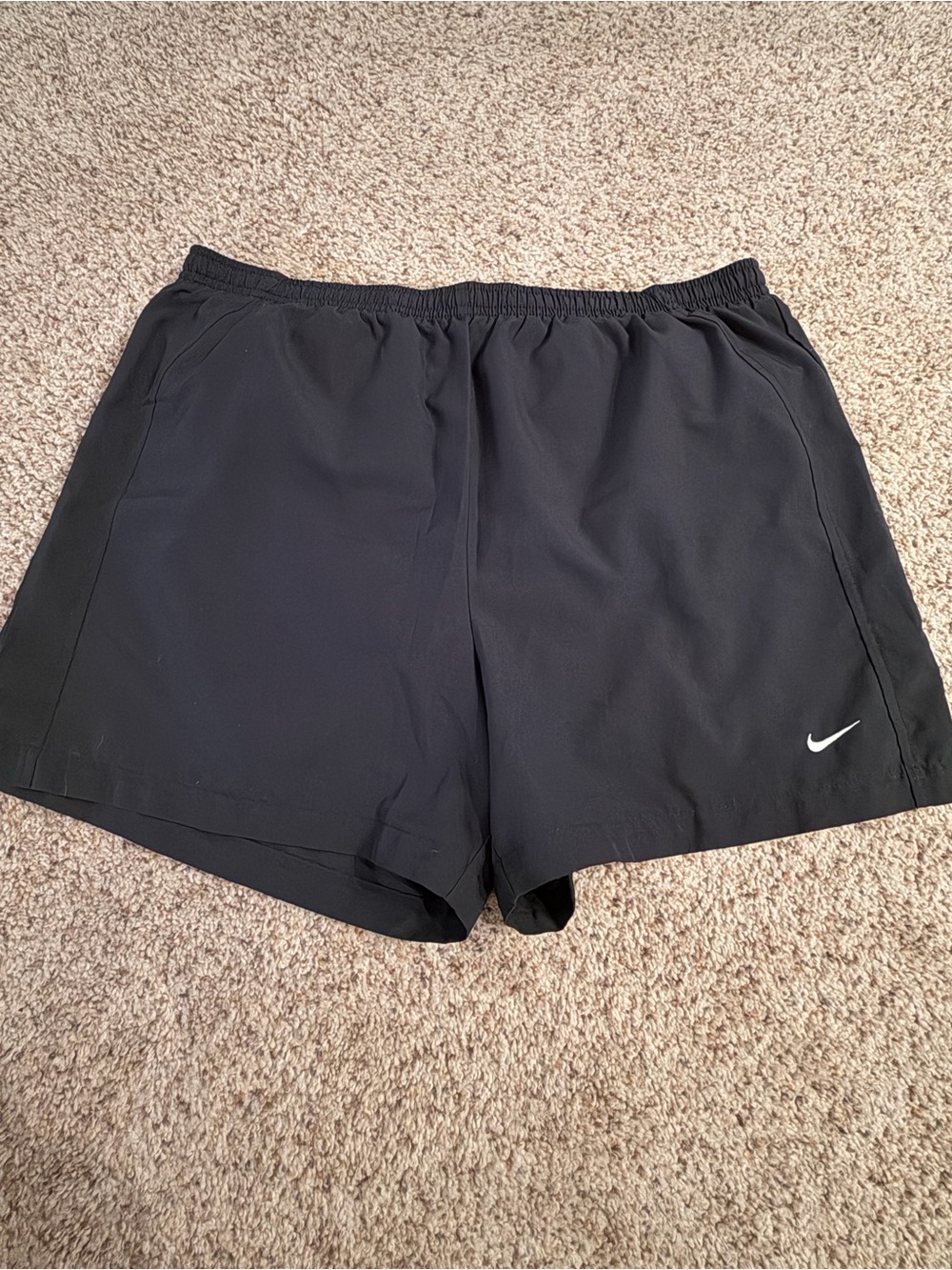 Nike Black Lined Workout Shorts Size Medium